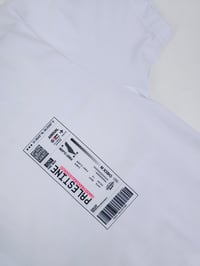 Image 5 of White Gaza Pass (Right to Return T-shirt)