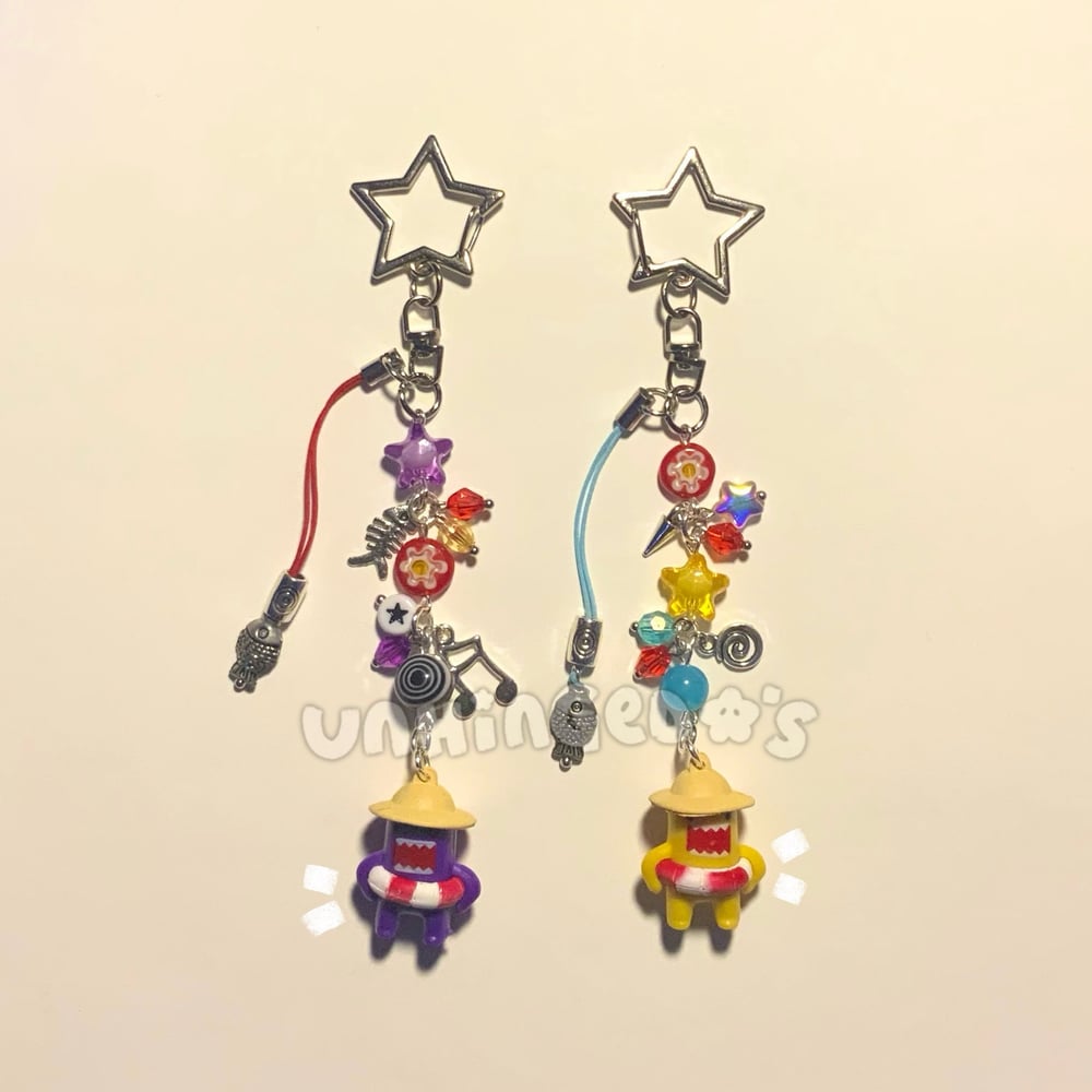 Image of Domo keychains pt.4 ⋆˚˖ 𖦹°⋆
