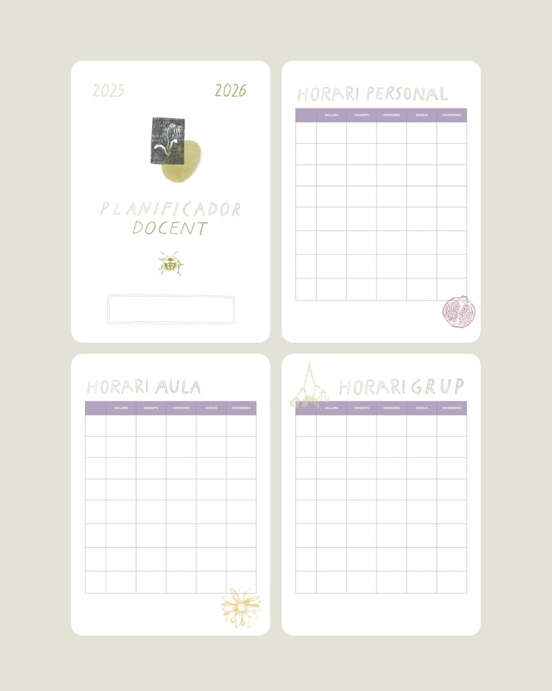Image of (DOCENTS) PLANTILLA PLANIFICADOR CURS 2025-2026