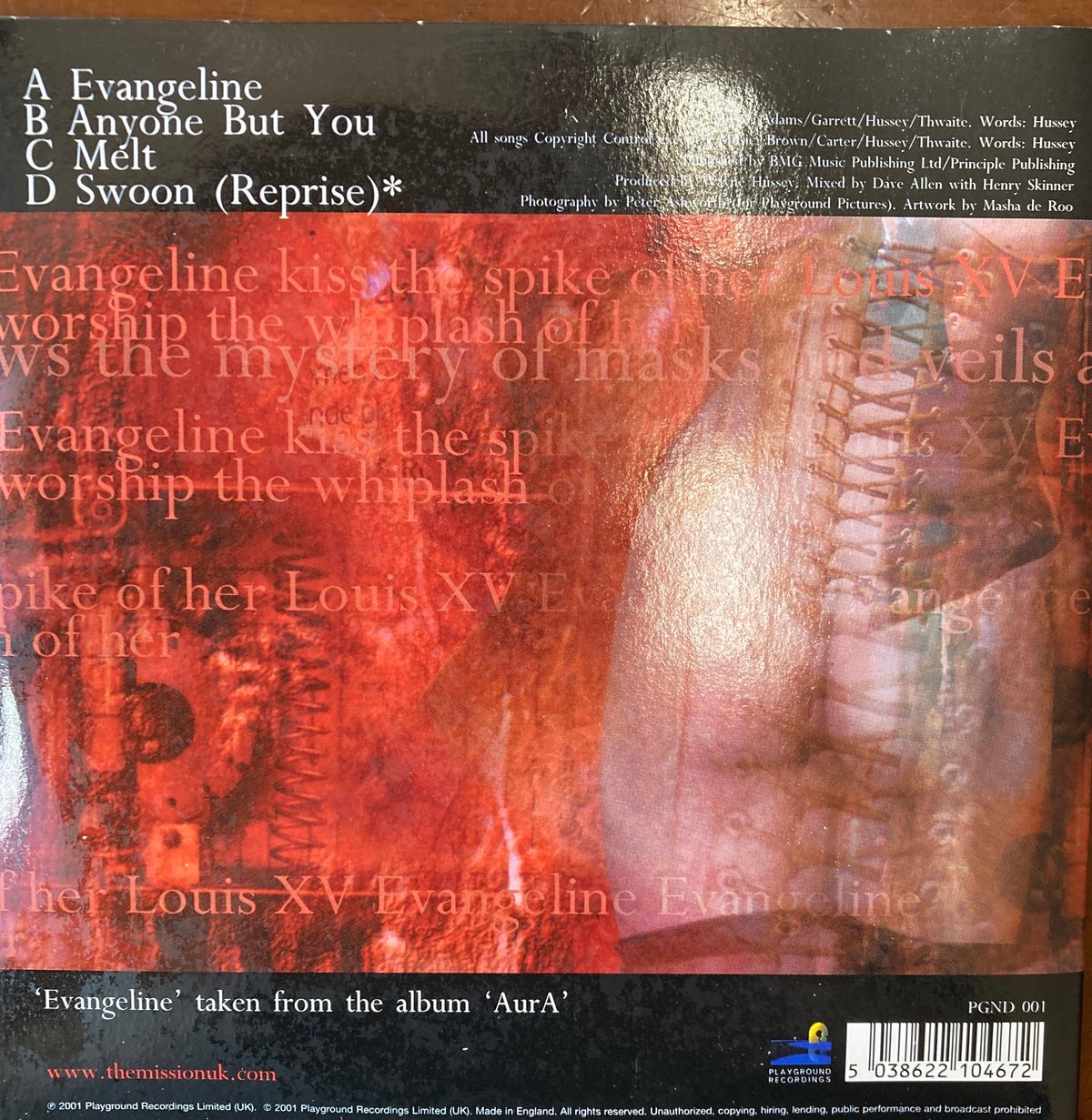 Image of Evangeline 7" double Vinyl