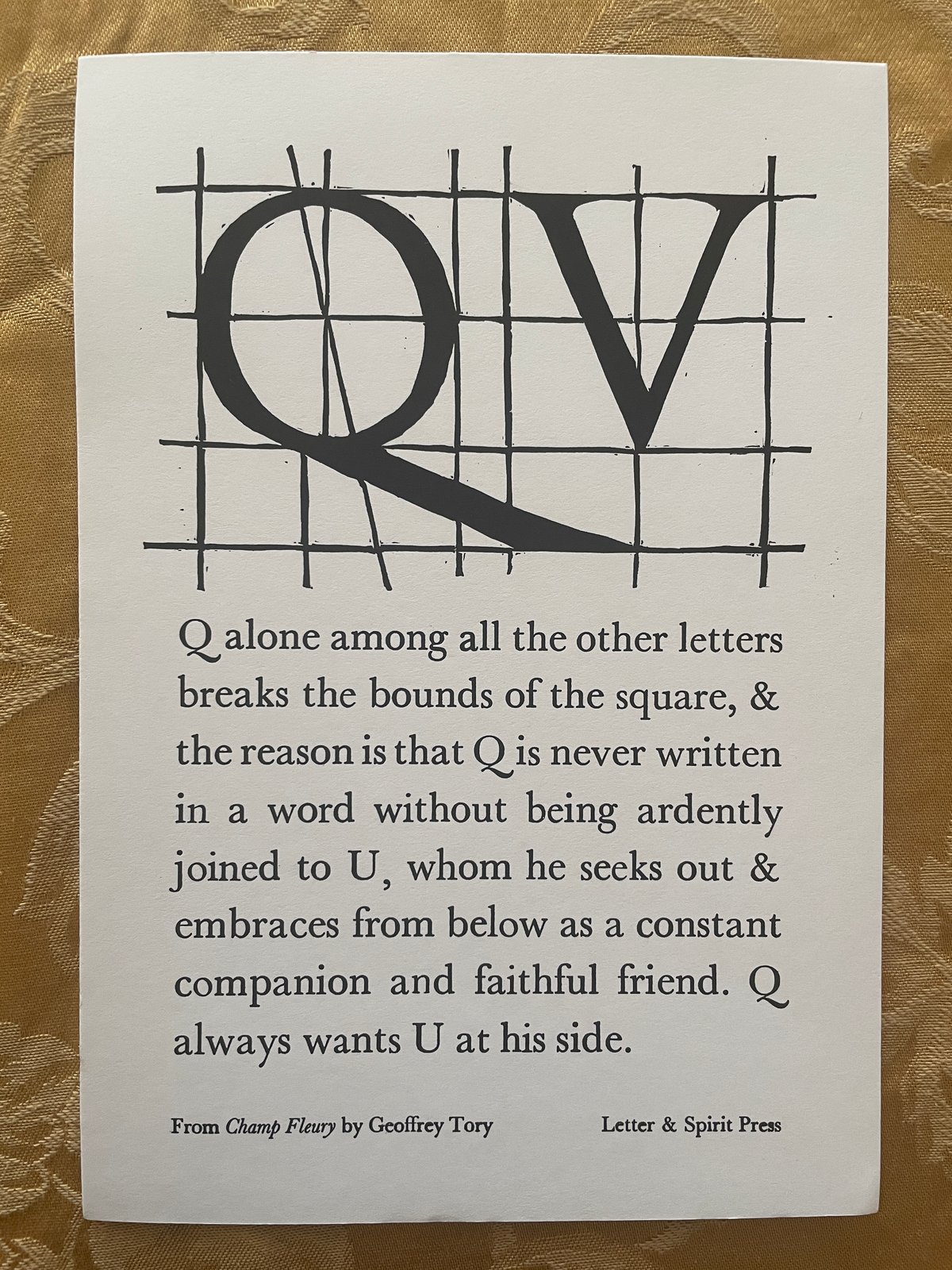 Image of Q and U