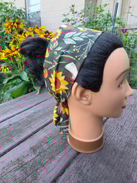 Image 2 of Sunflower & Mushrooms Crown Cover- Cotton