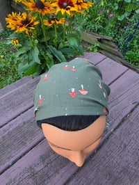 Image 4 of Forest Mushrooms Crown Cover - Cotton 