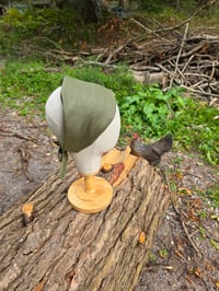 Image 4 of Linen Crown Cover in Soft Olive