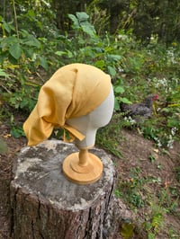 Image 1 of Linen Tichel in Honey