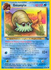 Omanyte - Fossil - Unlimited - Lightly Played