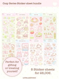Image 1 of Cozy sticker bundle 