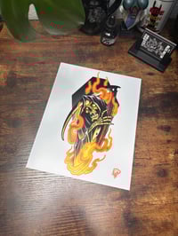COFFIN BURNER PRINT