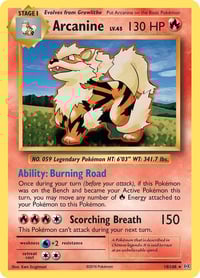 Arcanine - XY - Evolutions - Lightly Played