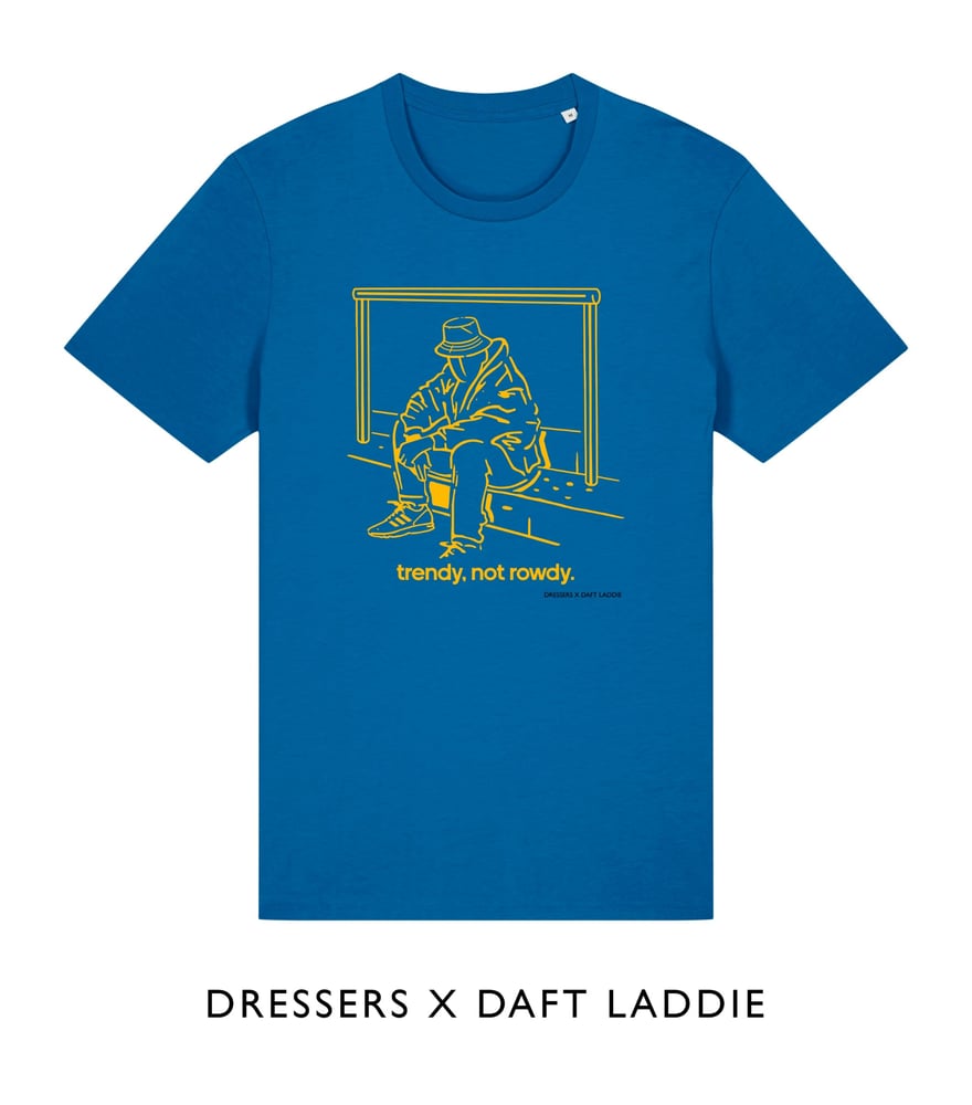 Image of Trendy Not Rowdy Blue & Yellow T