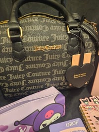 Image 2 of Angelas Custom RESERVED Juicy Couture Fame Satchel Meets Kuromi Bundle /