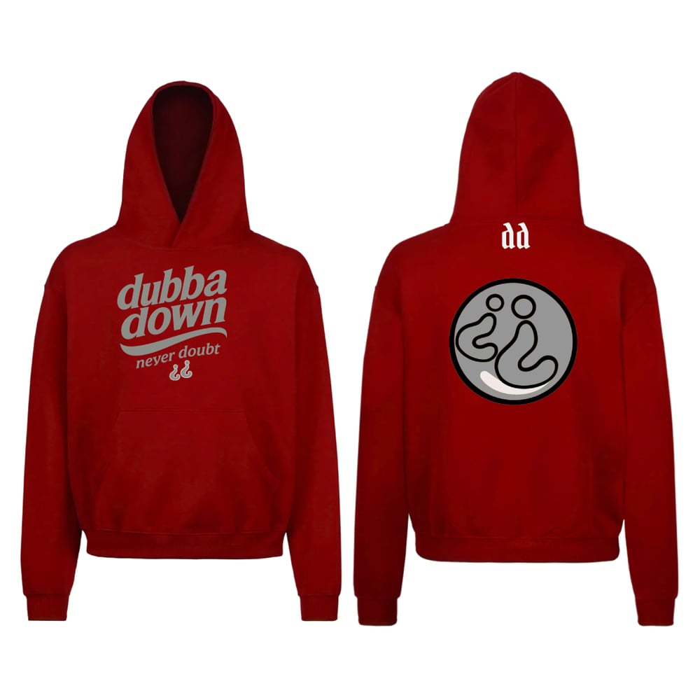 Image of Dubba Down Hoodie (Burgandy)