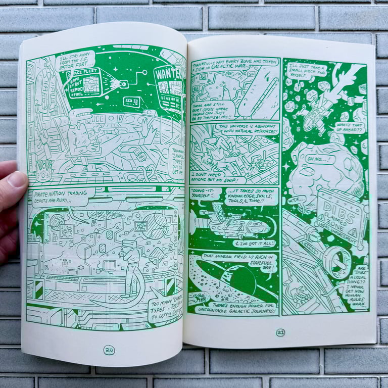 S.F. Shorts Folio #1 by Ryan Cecil Smith - SIGNED W/ RISO PRINT Image 6