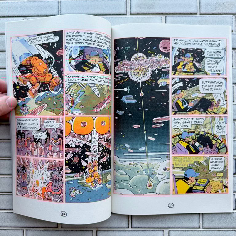 S.F. Shorts Folio #1 by Ryan Cecil Smith - SIGNED W/ RISO PRINT Image 5