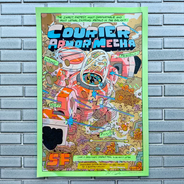 S.F. Shorts Folio #1 by Ryan Cecil Smith - SIGNED W/ RISO PRINT Image 7