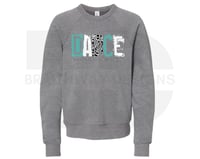 Image 1 of PREORDER - DANCE CREWNECK SWEATSHIRT IN DARK HEATHER GRAY