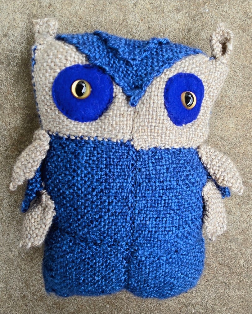 Image of Fantasy Owls, Handmade Stuffie, Dice Guardian