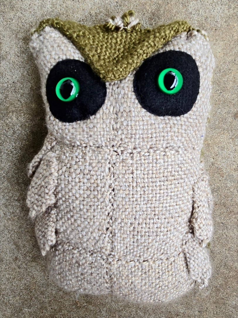Image of Fantasy Owls, Handmade Stuffie, Dice Guardian