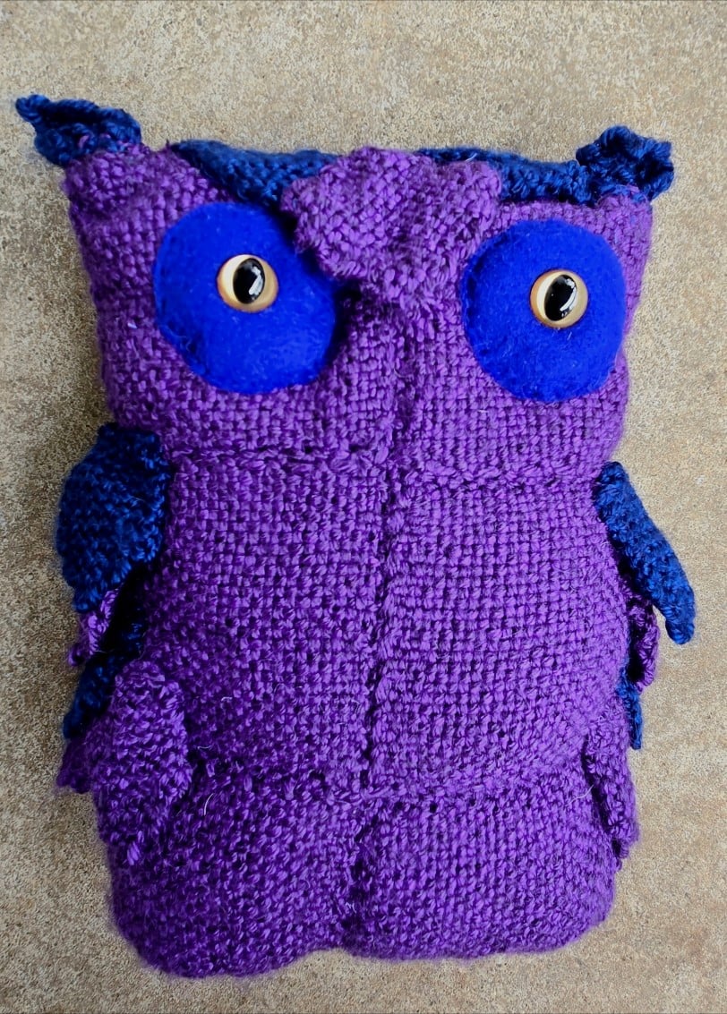 Image of Fantasy Owls, Handmade Stuffie, Dice Guardian
