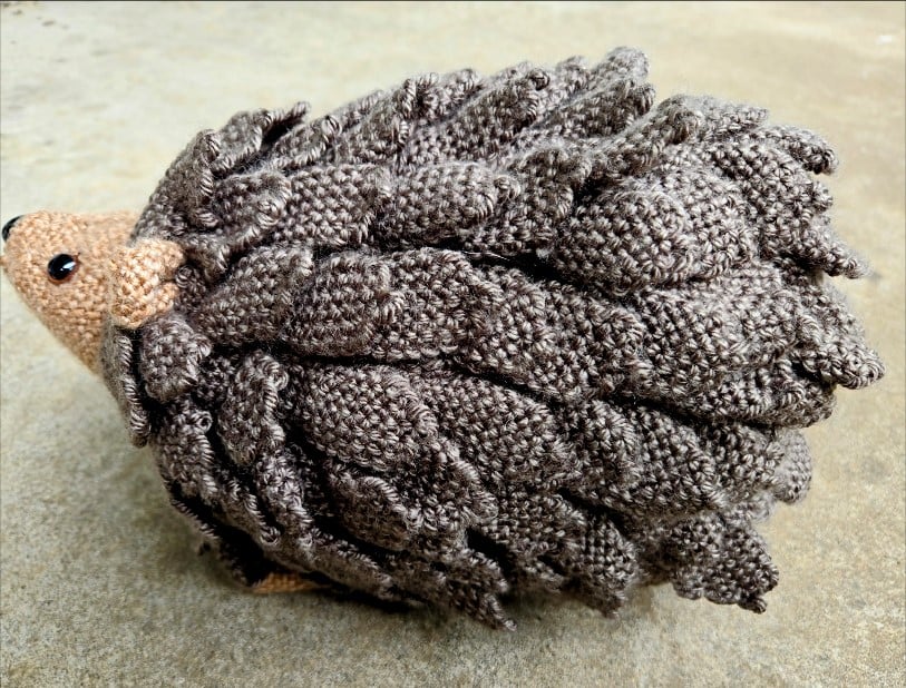 Image of Hedgehog, Handmade, Stuffie, Dice Guardian