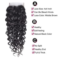 Image 3 of RawHairGuru Italian Curly Hair Bundles 300G with 5x5 HD lace closure