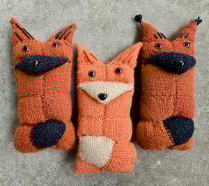 Image of Small Foxes, Handmade Stuffies, Dice Guardians