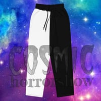 Black n white Wide-leg joggers