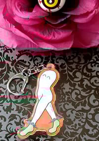 On A midnight Stroll Fresno Nightcrawler Keychain