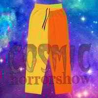 Orange n yellow Wide-leg joggers