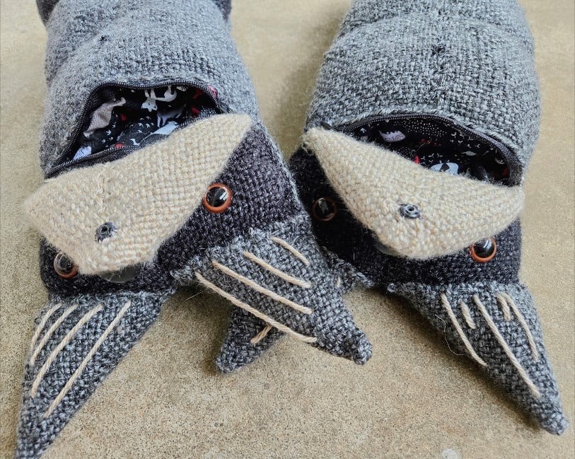 Image of Raccoon, Handmade Stuffie, Dice Guardian