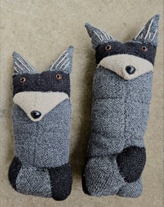 Image of Raccoon, Handmade Stuffie, Dice Guardian