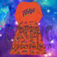 Image 2 of Hallowicked  Grape Faygo Clown long sleeve midi dress