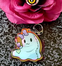 Ghost With A Little Treat Keychain