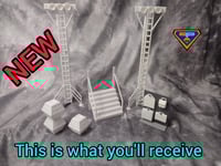 Image 1 of Accessory set for 1/18 Space 1999 Mattel Eagle playset 