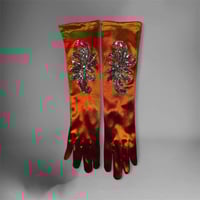 Image 3 of Embroidered Goddess Gloves