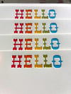 Hello Notecards
