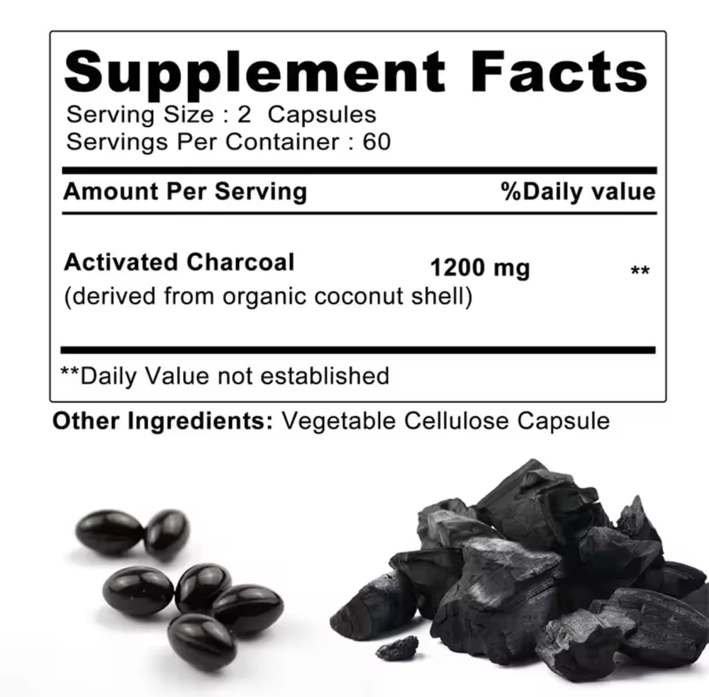 Image of Organic Coconut & Activated Charcoal