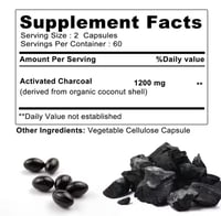 Image 2 of Organic Coconut & Activated Charcoal