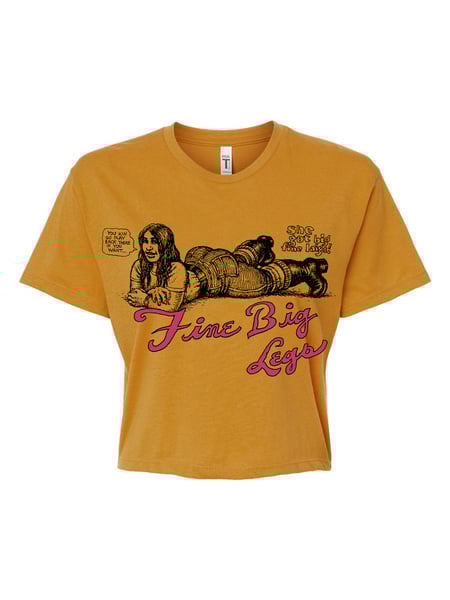 Image of LIMITED!! FINE BIG LEGS - GOLD - CROP