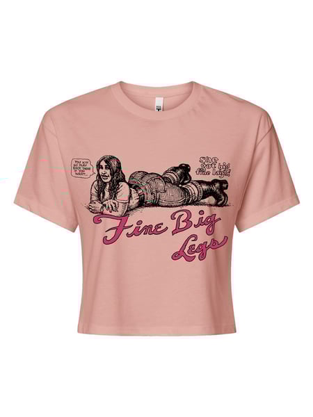 Image of LIMITED!! FINE BIG LEGS - PINK - CROP