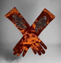 Image 1 of Embroidered Goddess Gloves