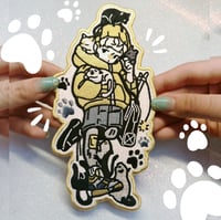 Image 2 of Cat lover iron-on patch