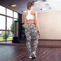 Image 4 of Tribal Fish Yoga Leggings