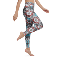 Image 8 of Tribal Fish Yoga Leggings