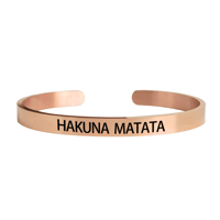 Image 3 of "Hakuna Matata Bracelet – A Unique way of saying No Worries.