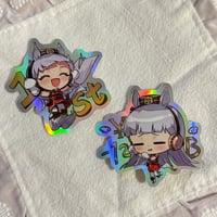Image 1 of Pretty Derpy | Goldship Holographic Stickers