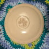 Vntg Johnson Bros Fruit Sampler Tea Cup Candle w/ Saucer