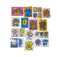 Image 1 of sassy cats - vintage stickers!
