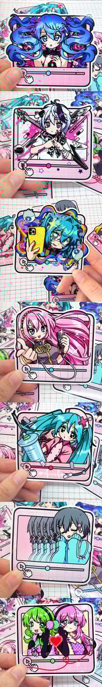 Image 2 of PREORDER Vocaloid Song Vinyl Stickers Vol 5