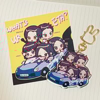Image 1 of [SALE] NewJeans / NJZ | ETA Acrylic Charm + Mini Print